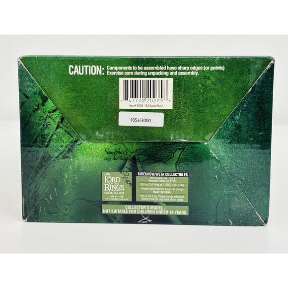 Sideshow Weta Gil-Galad 1:4 Bust Lord of the Rings Fellowship of the Ring New - Picture 6 of 7